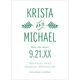 Frond Flourish Save the Date Cards Image 3 of 4